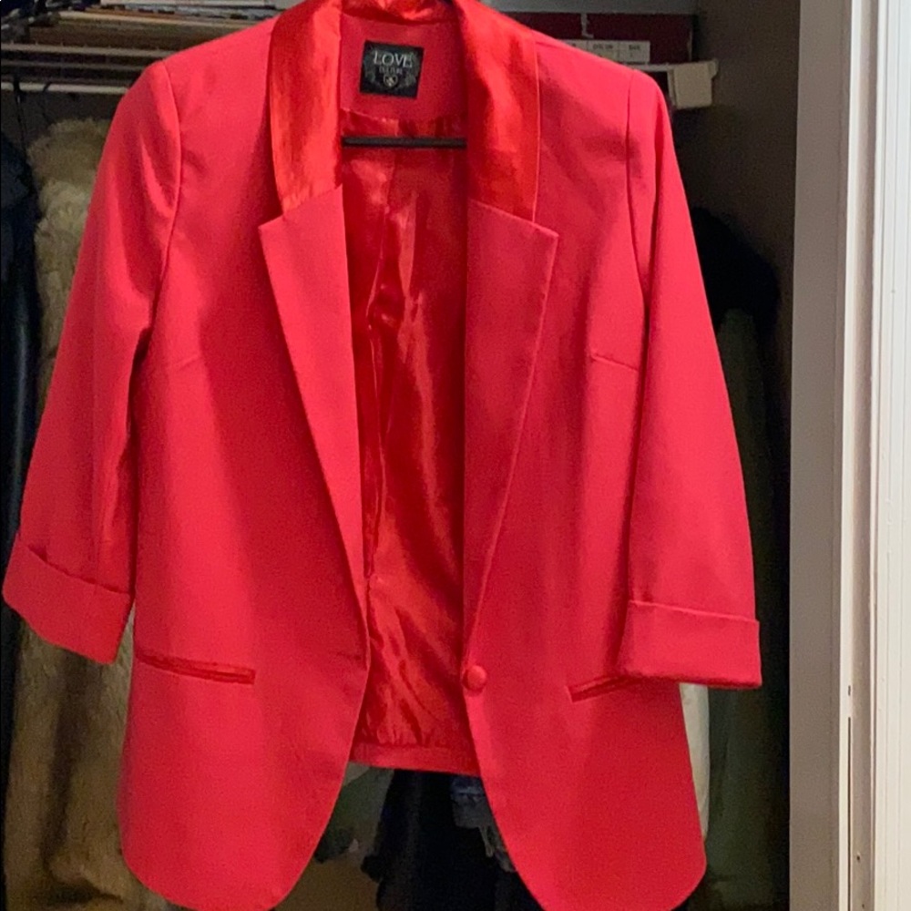 Hot pink blazer